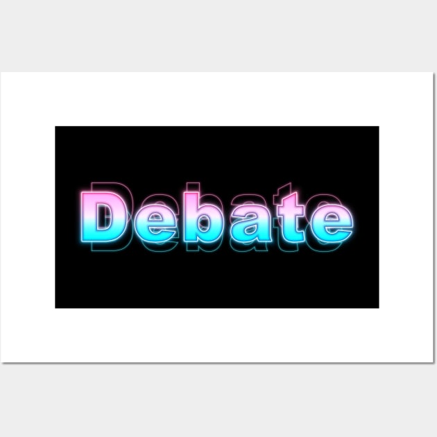 Debate Wall Art by Sanzida Design